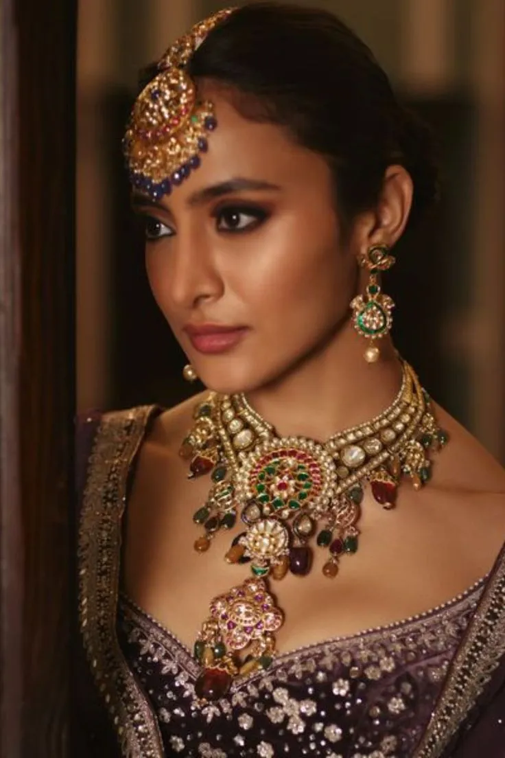 Traditional polki jewellery